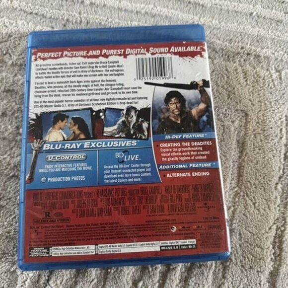 Army of Darkness (Screwhead Edition) Blu-Ray Pre-Owned Tested Works - Picture 3 of 3